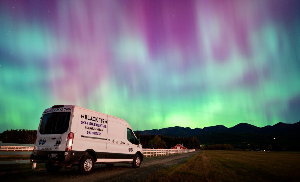 Northern Lights BT Van Landscape
